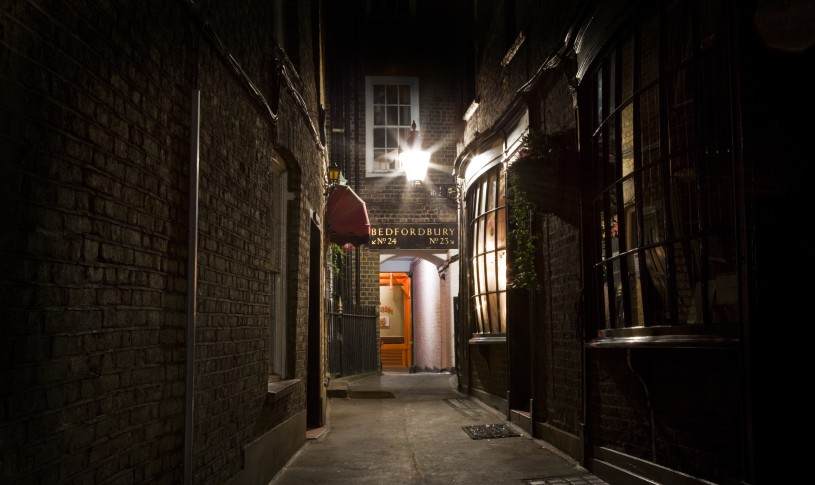 A photo of Bedfordbury, London