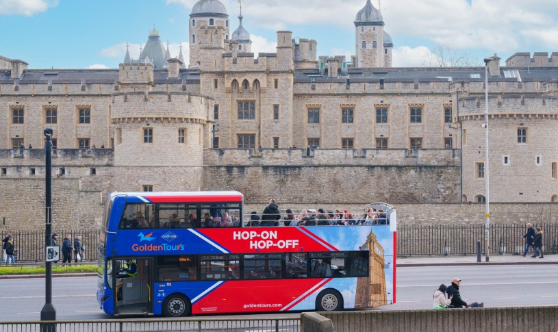 Hop-on Hop-off Bus at Tower of London
