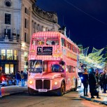Singalong at Christmas on a Routemaster bus
