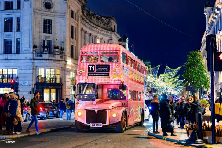 Singalong at Christmas on a Routemaster bus